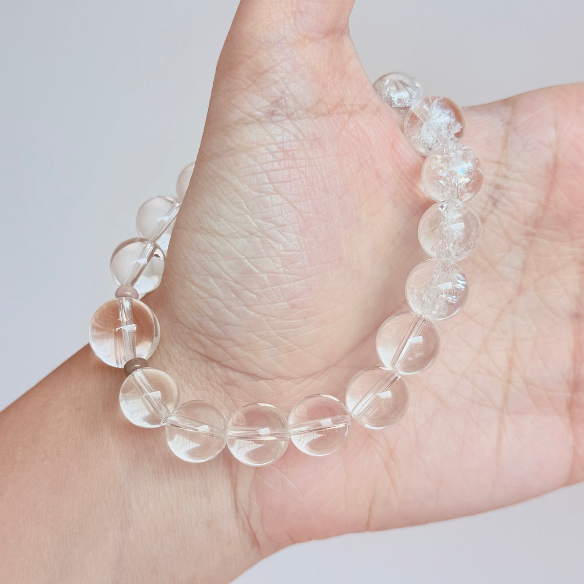Clear Quartz Crystal Bracelet