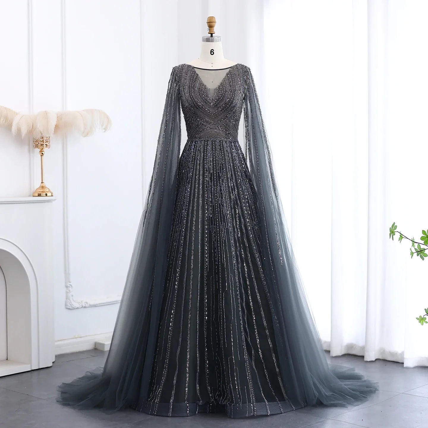 Emotional Appeal Luxury Arabic Evening Dress