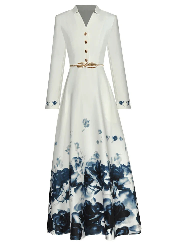 Timeless Elegance Belted Casual Dress