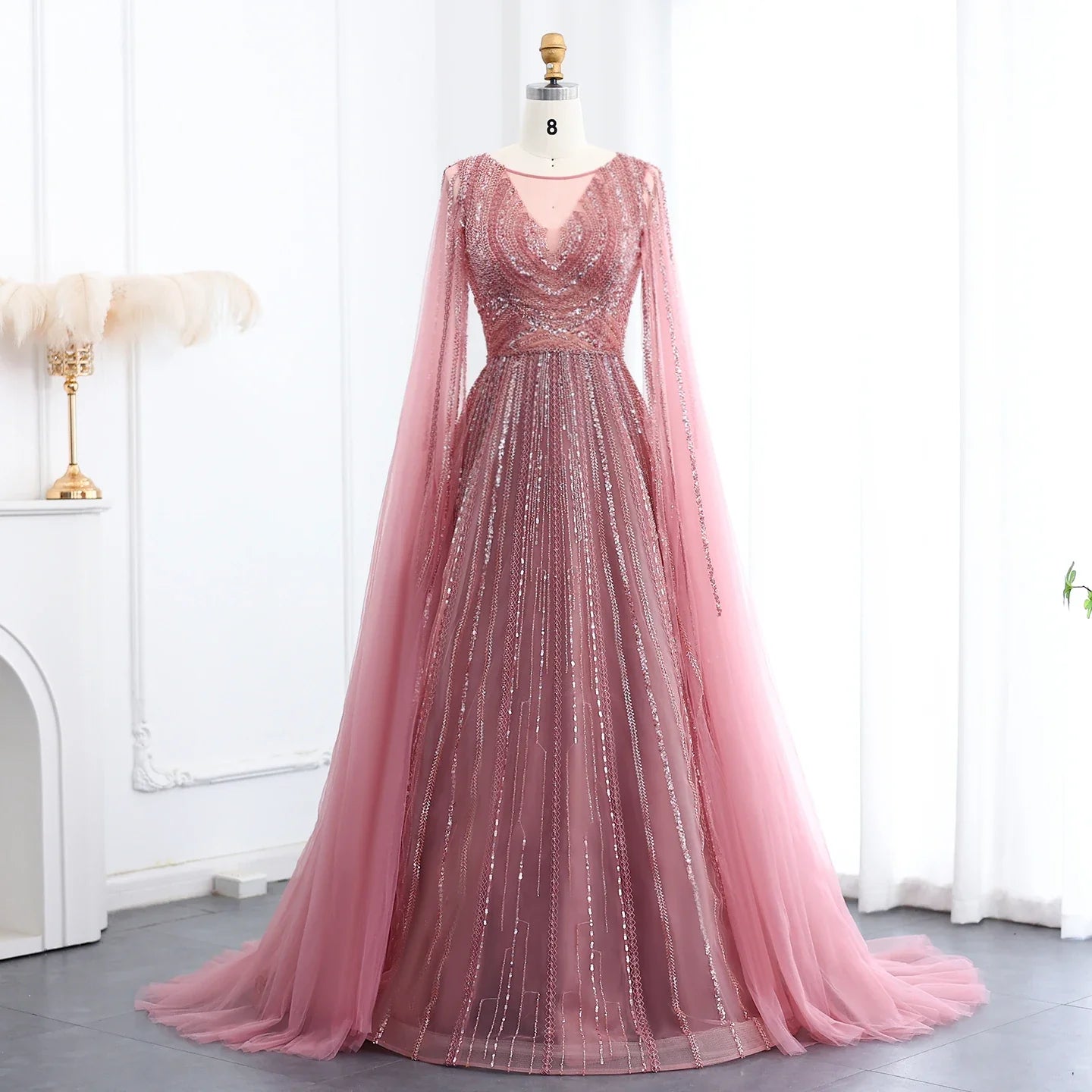 Emotional Appeal Luxury Arabic Evening Dress