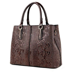 Big Capacity Leather Tote Shoulder Handbag