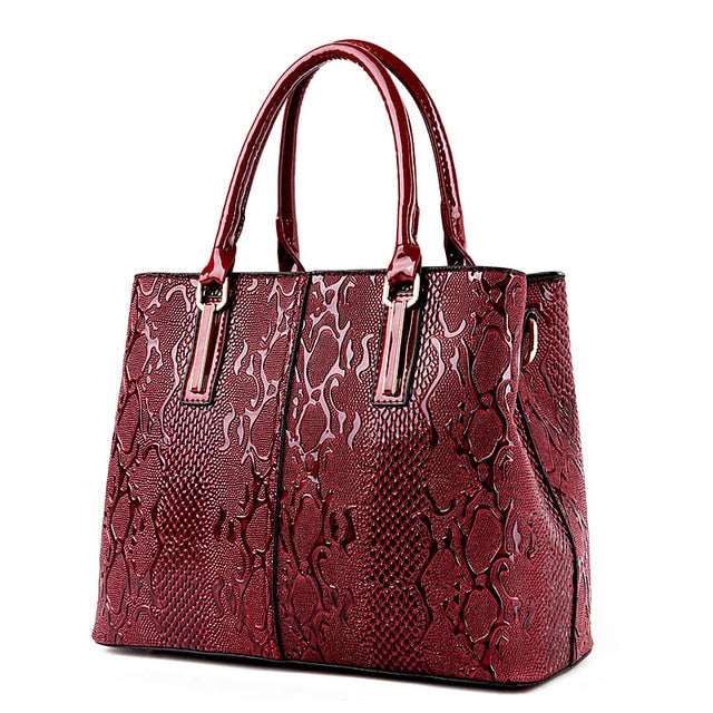 Big Capacity Leather Tote Shoulder Handbag