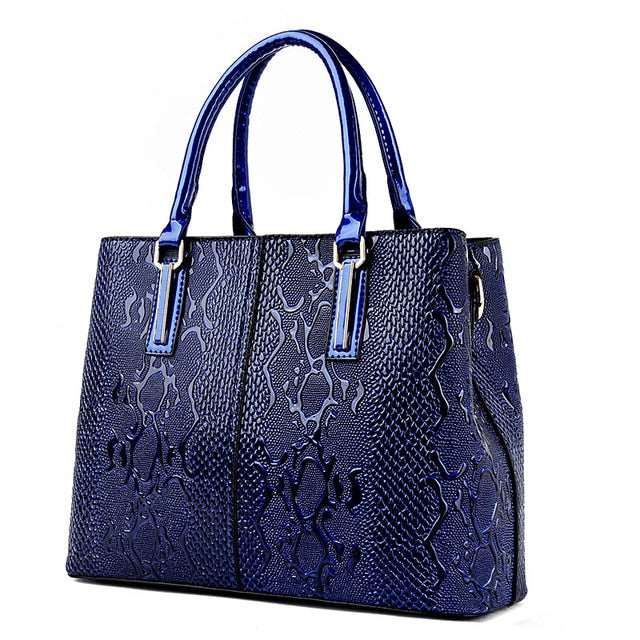 Big Capacity Leather Tote Shoulder Handbag