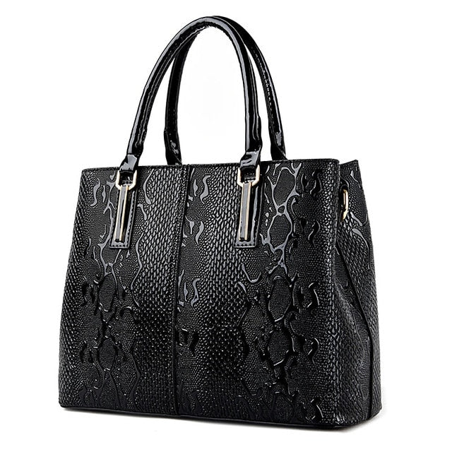Big Capacity Leather Tote Shoulder Handbag