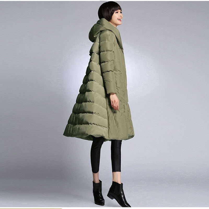 Big Hem Women's Down Parka Coat