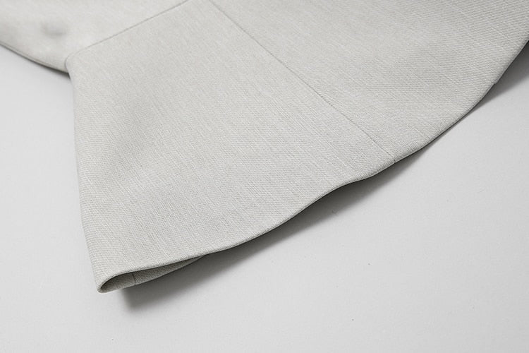 Blazing Single-Breasted Skirt Suit