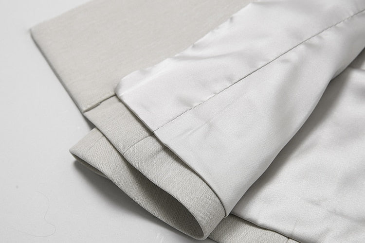 Blazing Single-Breasted Skirt Suit