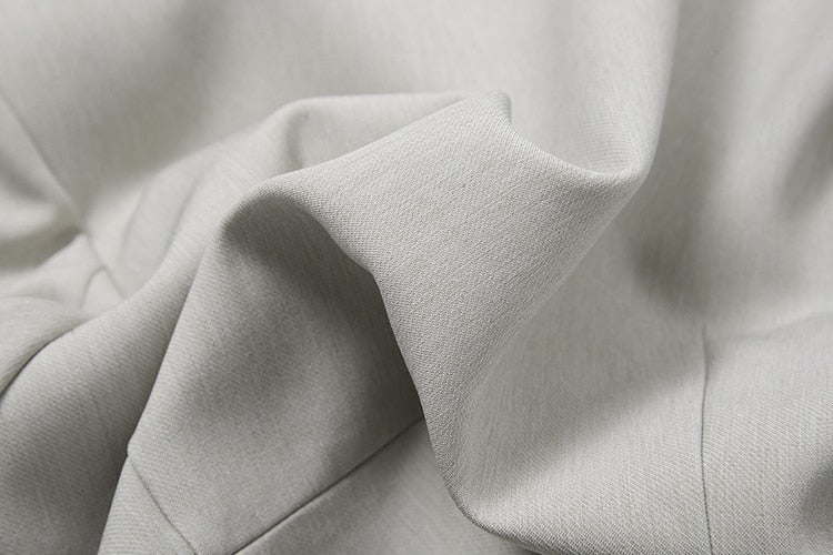 Blazing Single-Breasted Skirt Suit