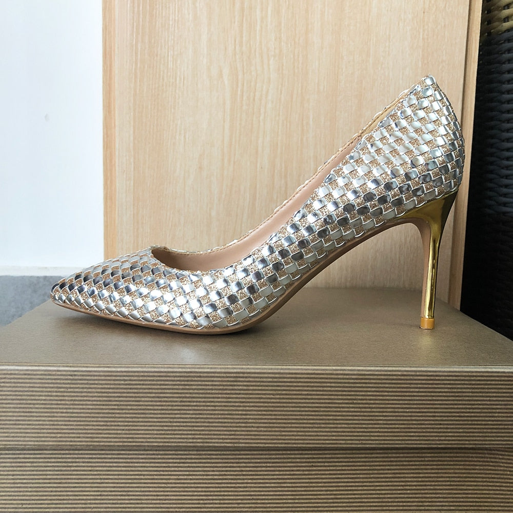 Bling Shiny Women's Stilettos High Heels