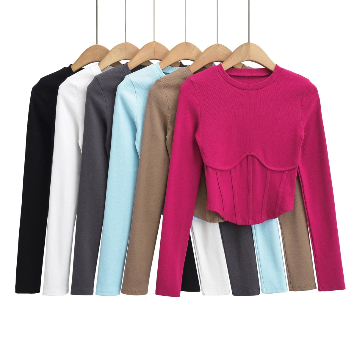 Bright Lines Women's Crop Tops