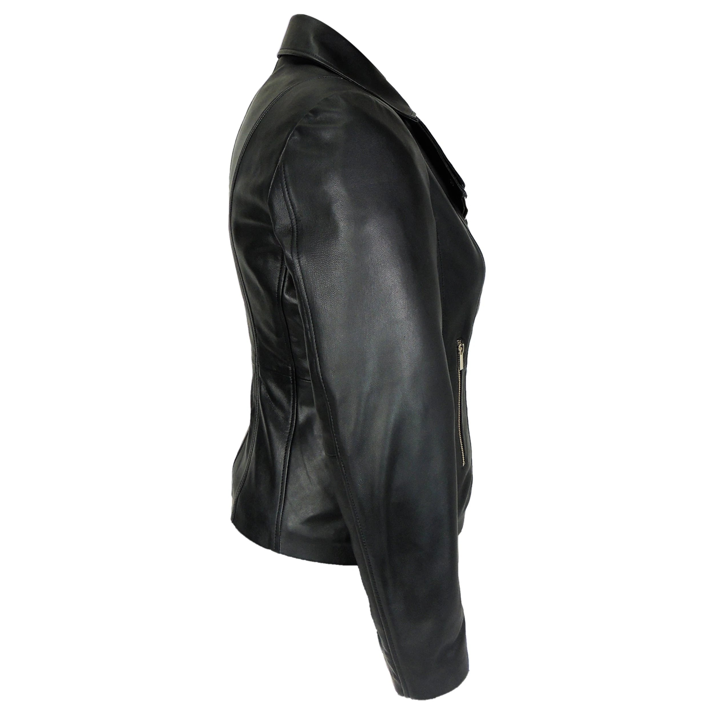 Charlotte Lambskin Leather Jacket