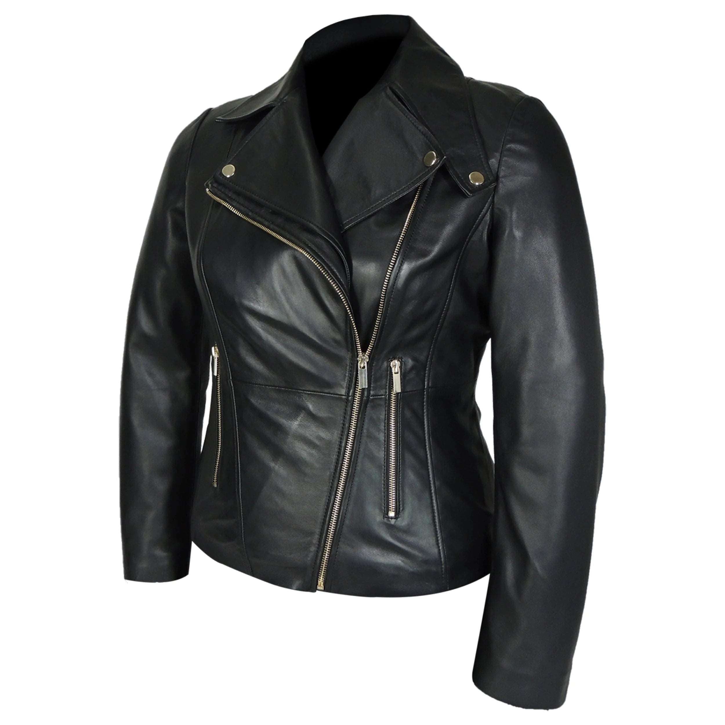 Charlotte Lambskin Leather Jacket