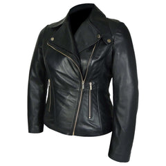Charlotte Lambskin Leather Jacket