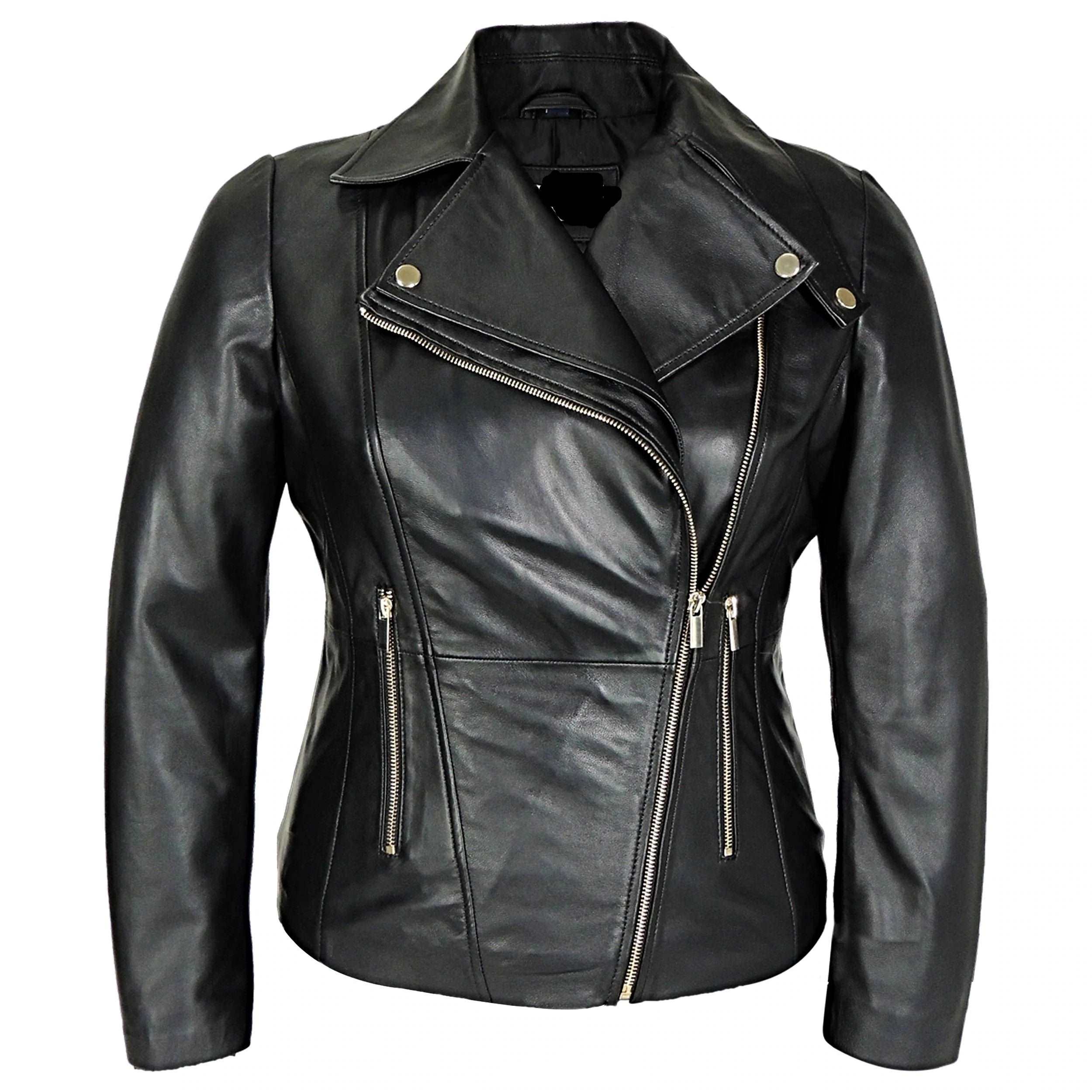 Charlotte Lambskin Leather Jacket