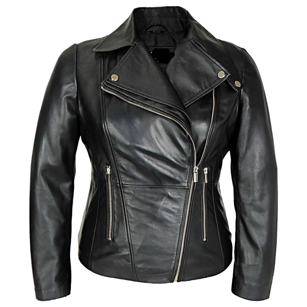 Charlotte Lambskin Leather Jacket