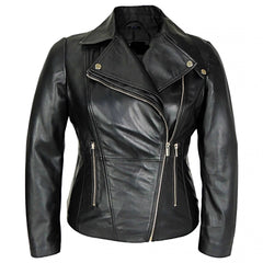 Charlotte Lambskin Leather Jacket