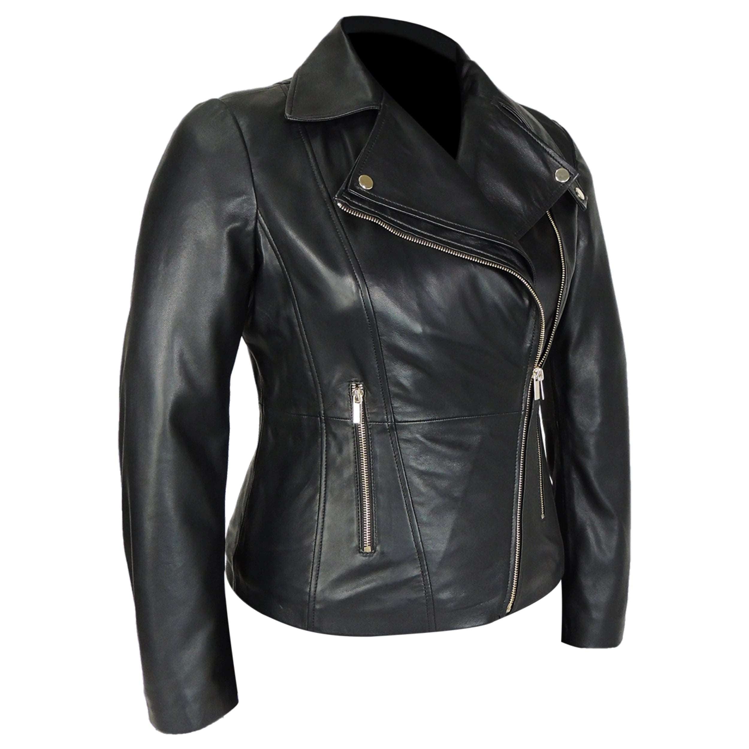 Charlotte Lambskin Leather Jacket