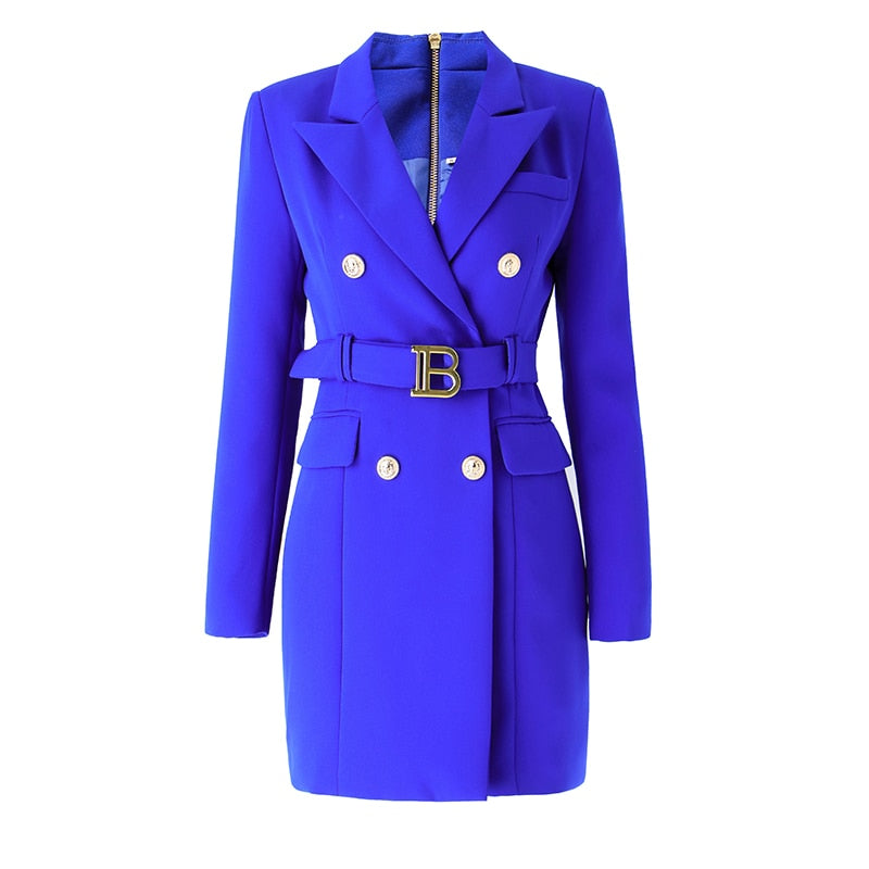 Cherish The Moment Women's Blazer Dress With Belt
