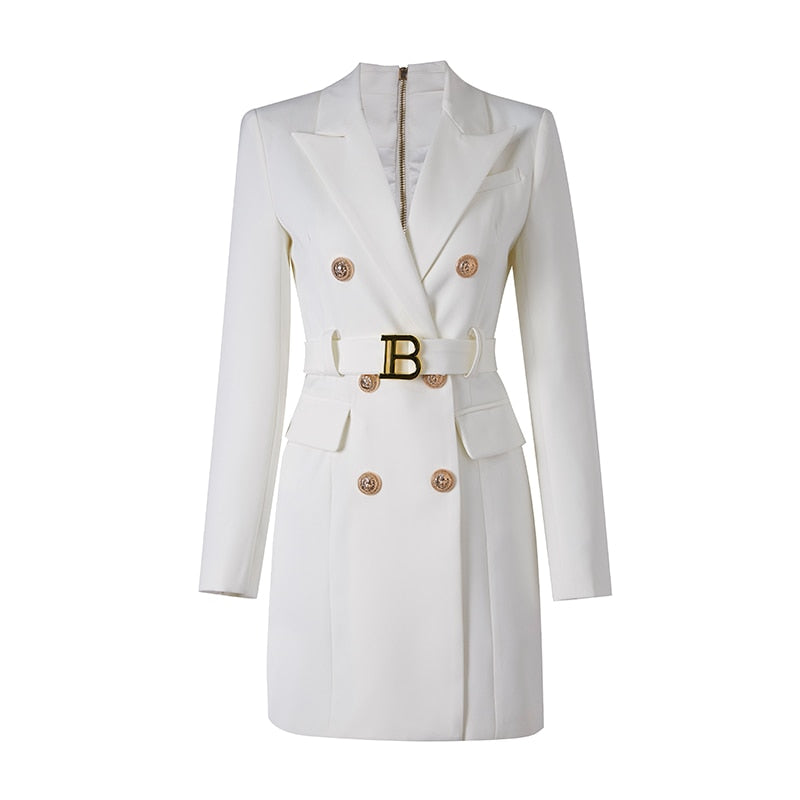 Cherish The Moment Women's Blazer Dress With Belt