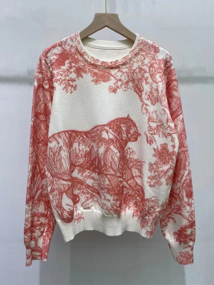 Classic Crew Neck Women's Pullover Sweater
