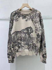 Classic Crew Neck Women's Pullover Sweater