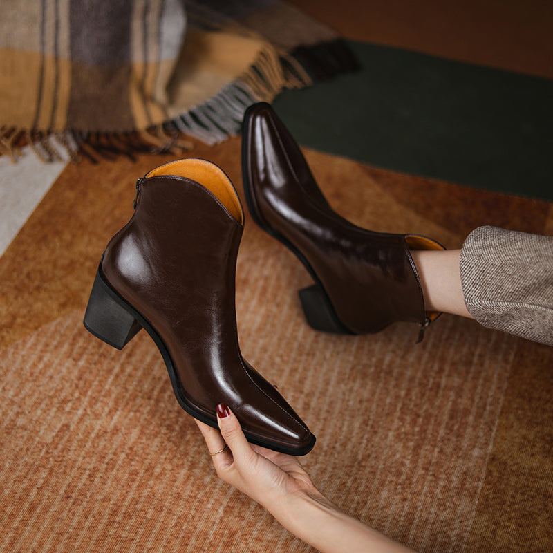 Concise Design Prom Leather Shoes