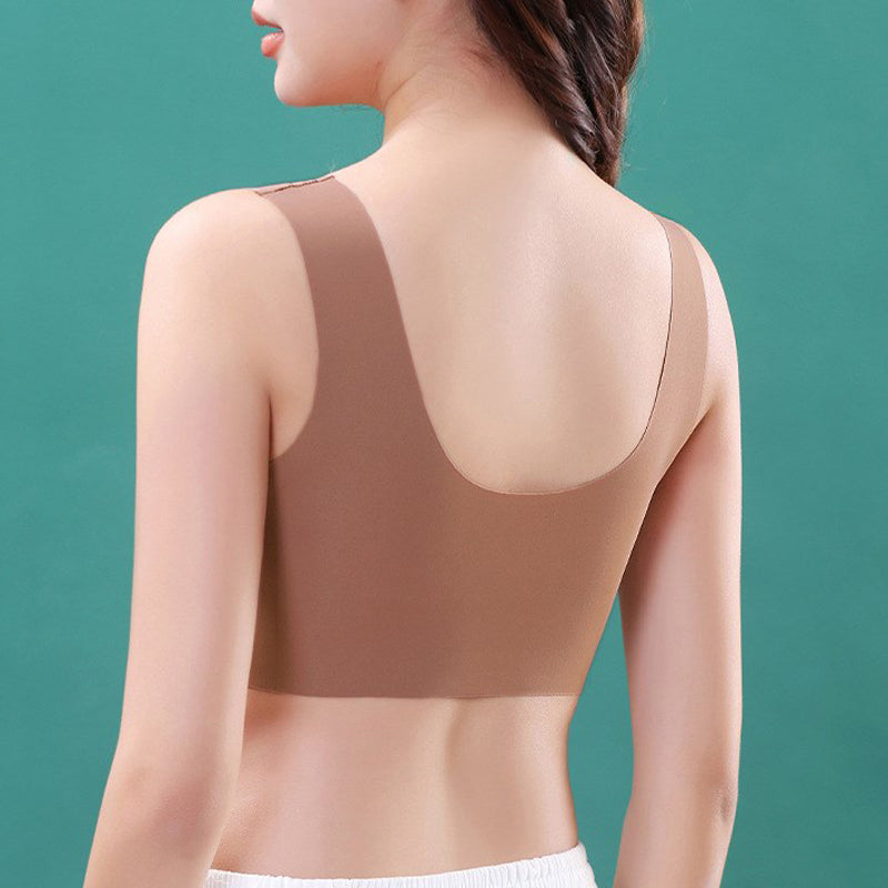 push-up lace backless bra