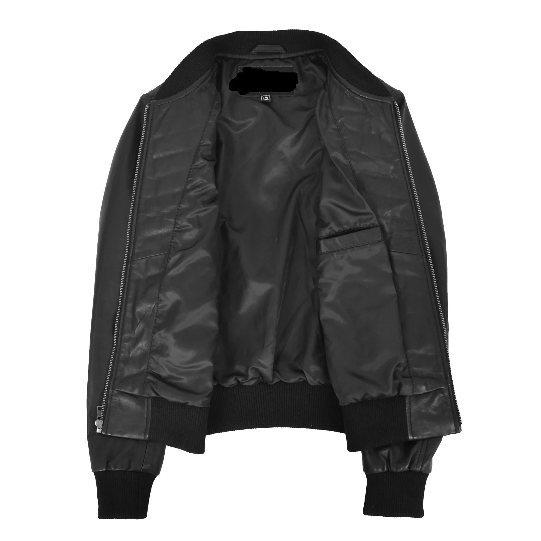 Diamond Quilted Fitted Bomber Jacket