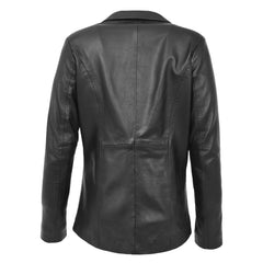 Dinner Style Classic Women's Leather Blazer
