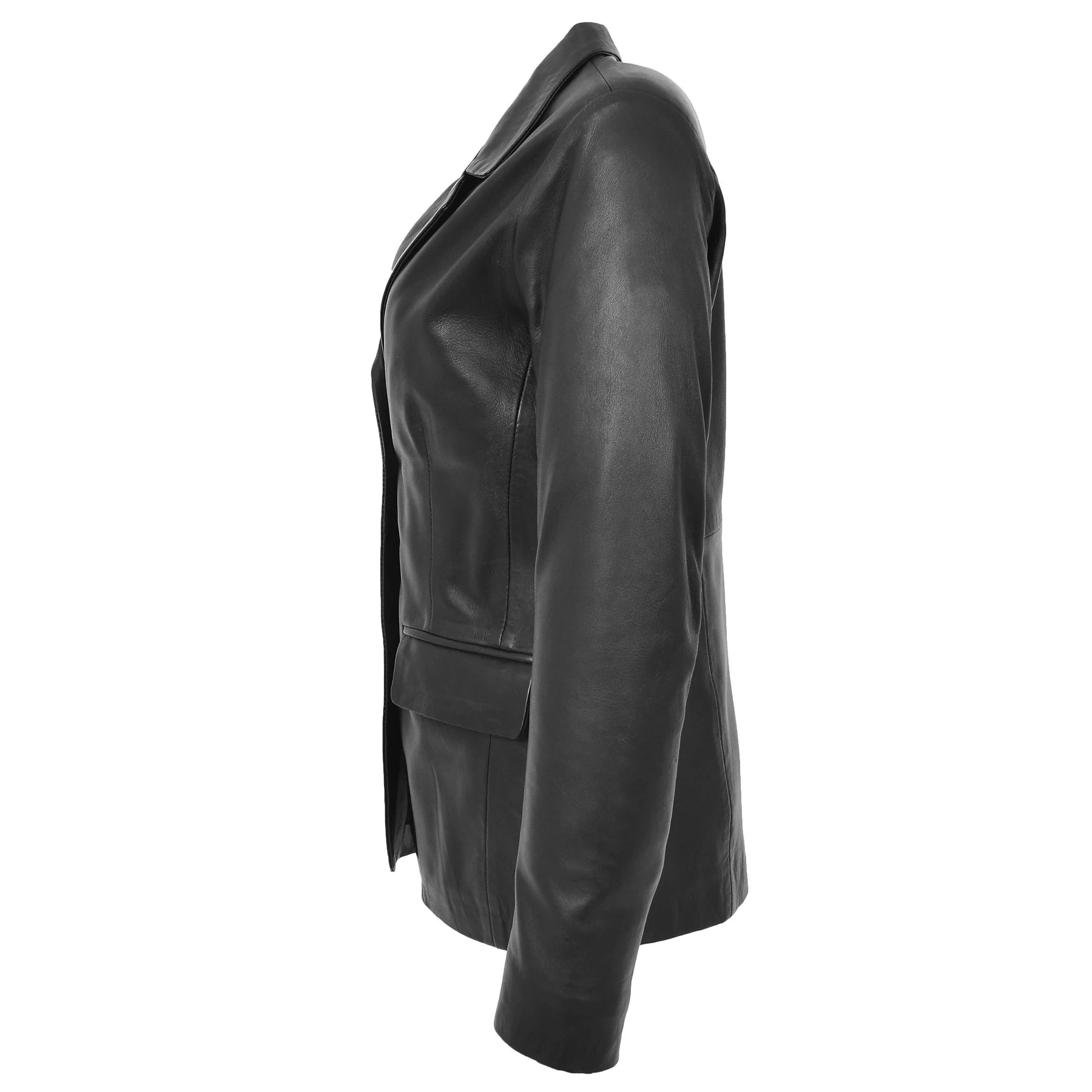 Dinner Style Classic Women's Leather Blazer