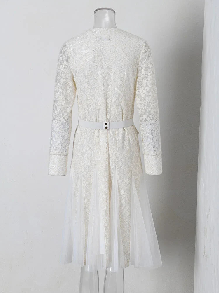 French Diamond Chain Women's Skirts Dress