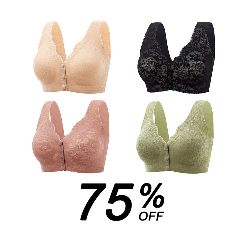 FRONT BUCKLE SLEEP BRA FOR WOMEN OF ALL AGES(M-3XL)