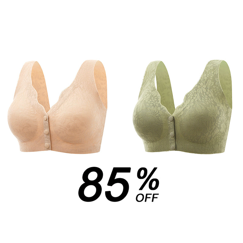 FRONT BUCKLE SLEEP BRA FOR WOMEN OF ALL AGES(M-3XL)