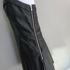 Genuine Sheepskin A-Line Slip Frock Dress