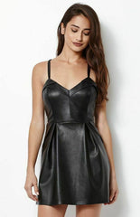 Genuine Sheepskin A-Line Slip Frock Dress