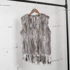 Gilet Women's Handmade Natural Fur Vest