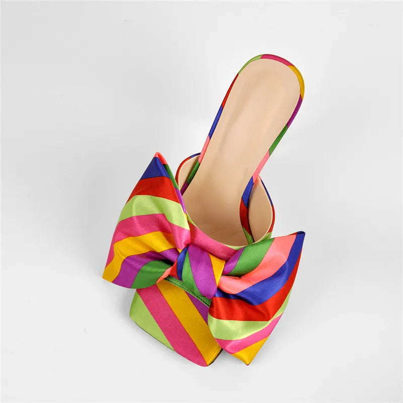 Cute Bow Peep Toe Sandals