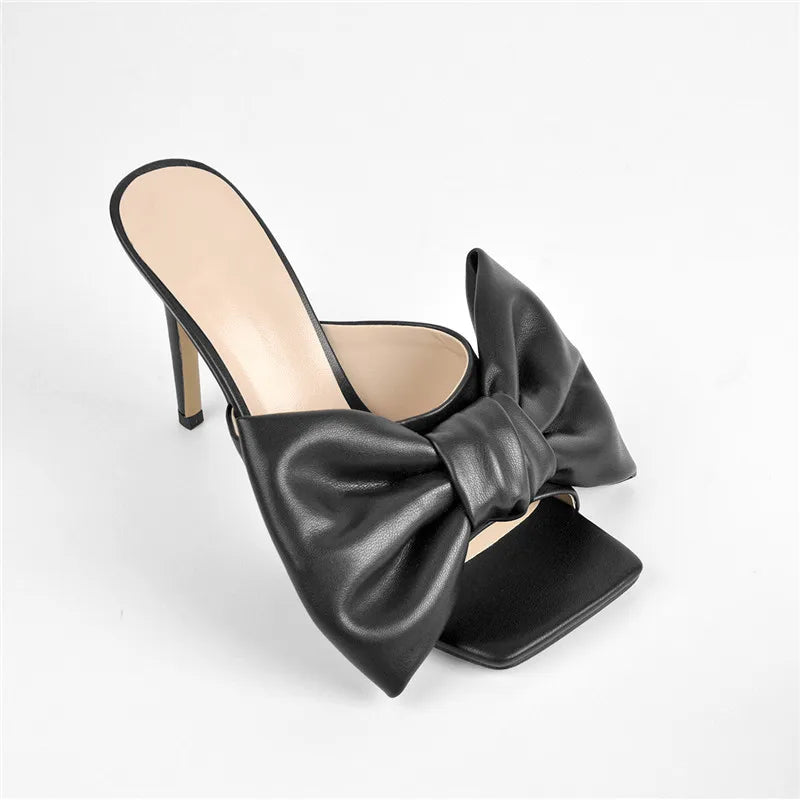 Cute Bow Peep Toe Sandals