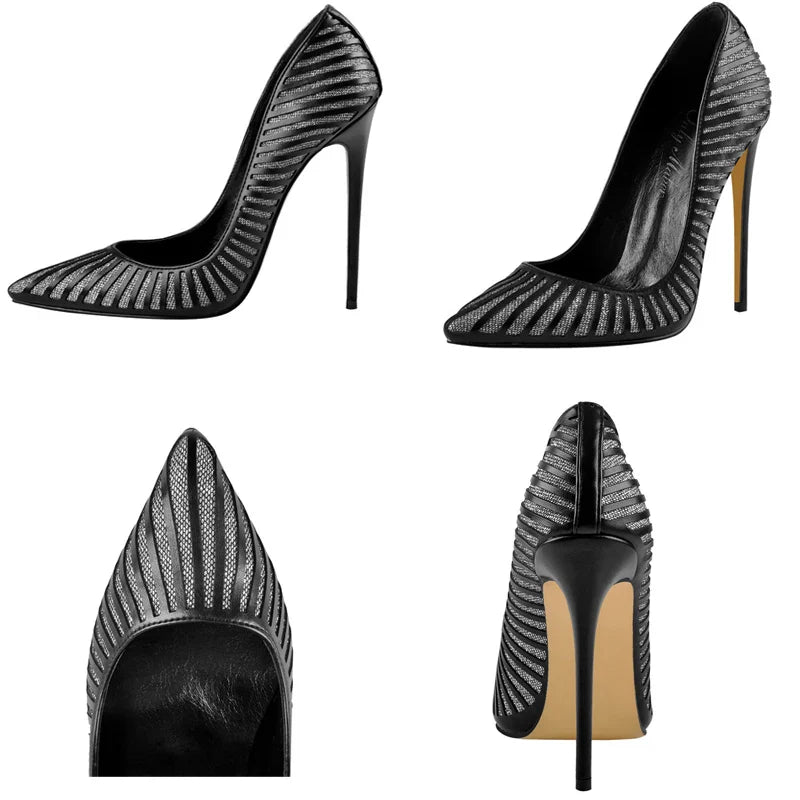 Versatile Glamour Stiletto Pumps