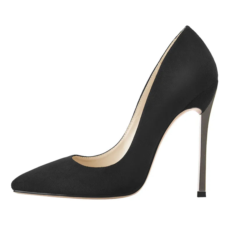 Pointed Toe Thin Metal Heels