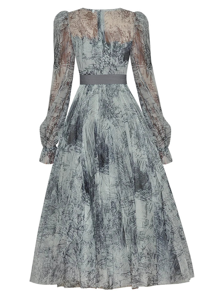 O-neck Long sleeve Women's Cocktail & Party Dress