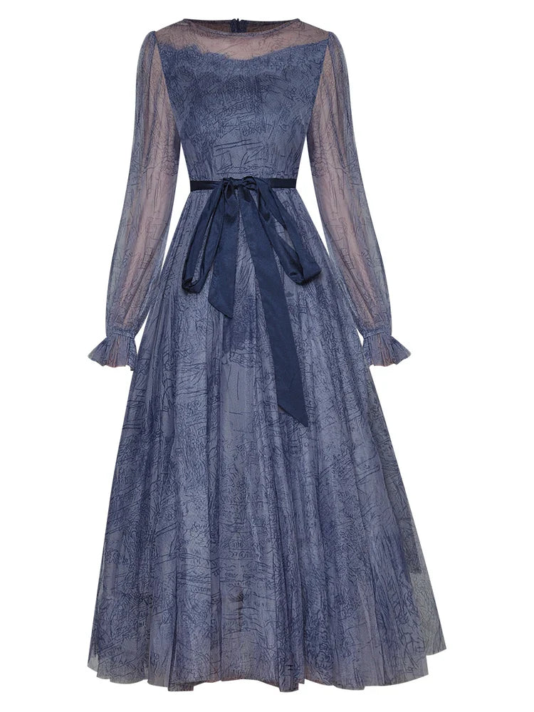 O-neck Long sleeve Women's Cocktail & Party Dress