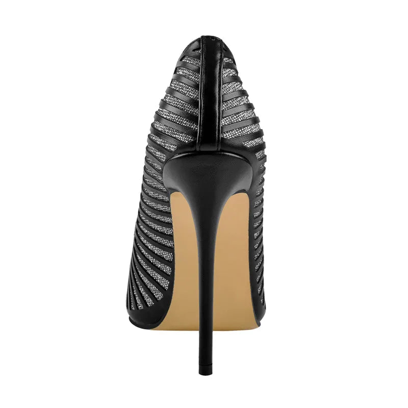 Versatile Glamour Stiletto Pumps