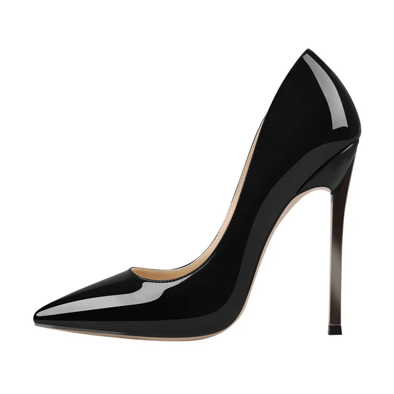 Pointed Toe Thin Metal Heels