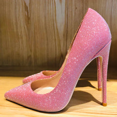 Sparkly Bling Women's High Heel Shoes