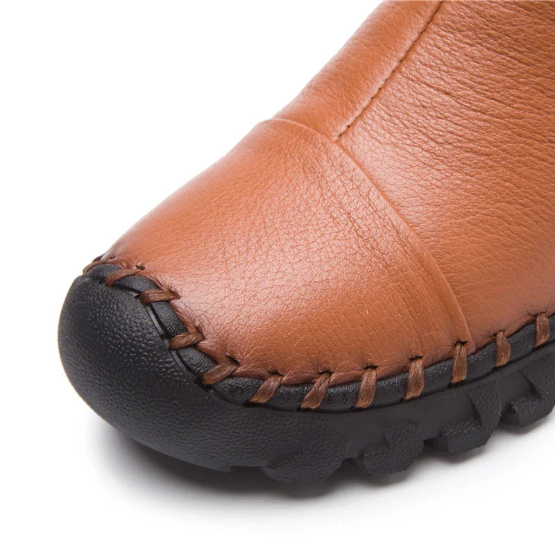 Comfortable Flat Ankle Boots