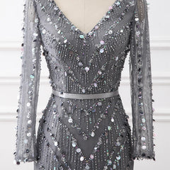 Exquisite Heavy Beading Handmade Evening Dress