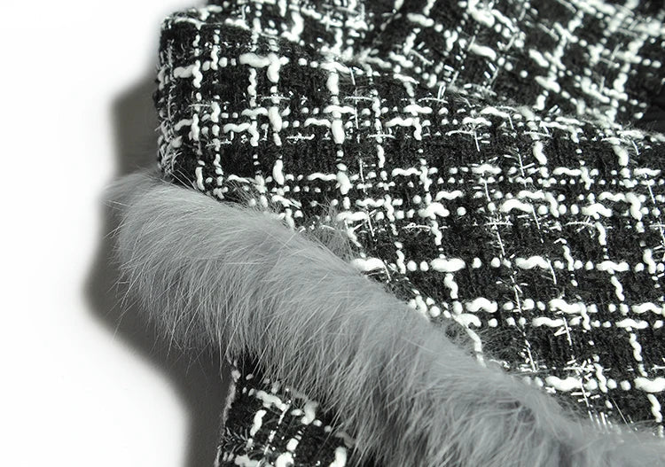 Warm Fur Windbreaker Overcoat
