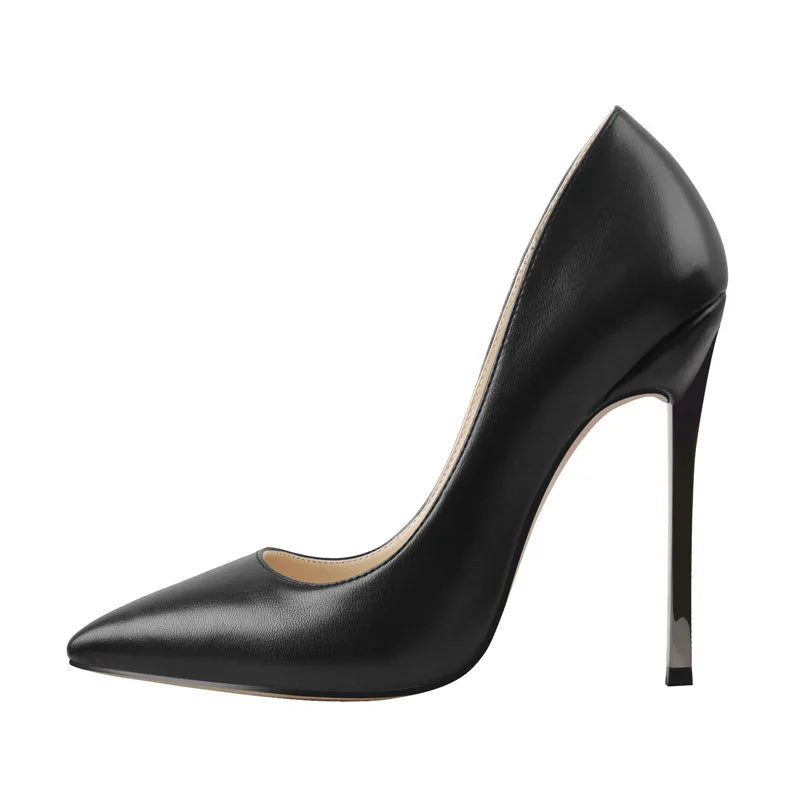 Pointed Toe Thin Metal Heels