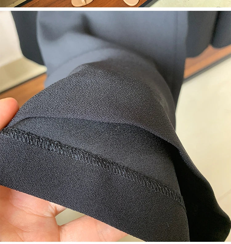 High Waisted Wide-Leg Casual Pants